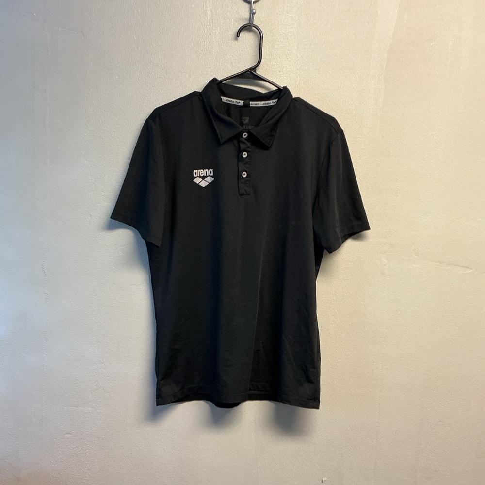 Arena Black Polo Shirt  size L 0184